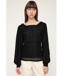 SCALLOP LACE TUNIC レース トップス