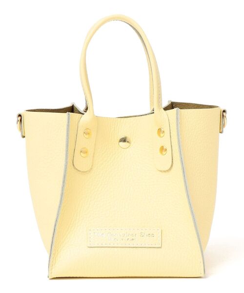 The Container Shop（ザ コンテナショップ）の「【SHIPS any別注】The Container Shop: 22SS スクエア 2WAY レザー ショルダー バッグ S（ショルダーバッグ・レディース・ホワイト/ライトブルー/イエロー・ONE SIZE）」の16枚目の写真