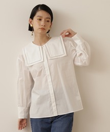 NATURAL BEAUTY BASIC | ハシゴレースブラウス(シャツ/ブラウス)