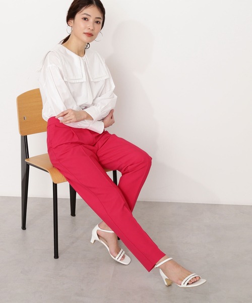 NATURAL BEAUTY BASIC(ナチュラルビューティーベーシック)の「ハシゴレースブラウス(シャツ/ブラウス・レディース・ブルー/オフホワイト・MEDIUM)」の12枚目の写真