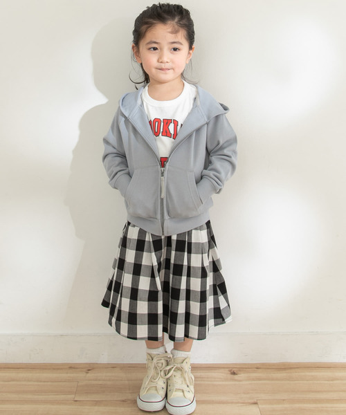 URBAN RESEARCH DOORS（アーバンリサーチドアーズ）の「『親子リンク』コットンタックフレアチェックスカート(KIDS)（スカート・キッズ・チェック・120/105/135）」の5枚目の写真