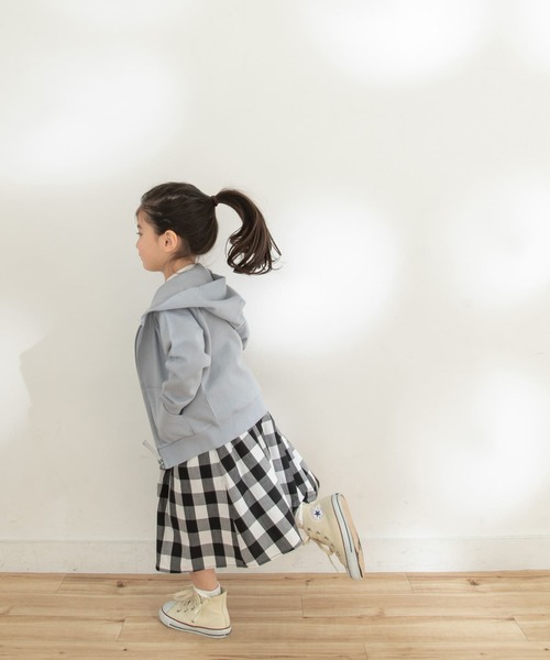 URBAN RESEARCH DOORS（アーバンリサーチドアーズ）の「『親子リンク』コットンタックフレアチェックスカート(KIDS)（スカート・キッズ・チェック・120/105/135）」の7枚目の写真