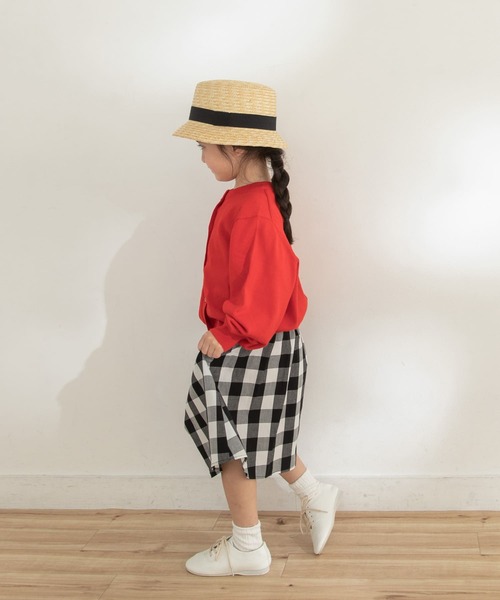 URBAN RESEARCH DOORS（アーバンリサーチドアーズ）の「『親子リンク』コットンタックフレアチェックスカート(KIDS)（スカート・キッズ・チェック・120/105/135）」の10枚目の写真
