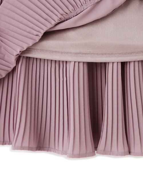 N.（N. Natural Beauty Basic）（エヌエヌナチュラルビューティーベーシック）の「◆ティアードプリーツマキシスカート（スカート・レディース・ミント/パープル・MEDIUM）」の18枚目の写真