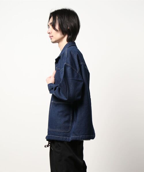 BACK NUMBER（バックナンバー）の「【BACK NUMBER】オーバーサイズカバーオール（カバーオール・メンズ・ダークインディゴブルー・XL/L/M）」の3枚目の写真