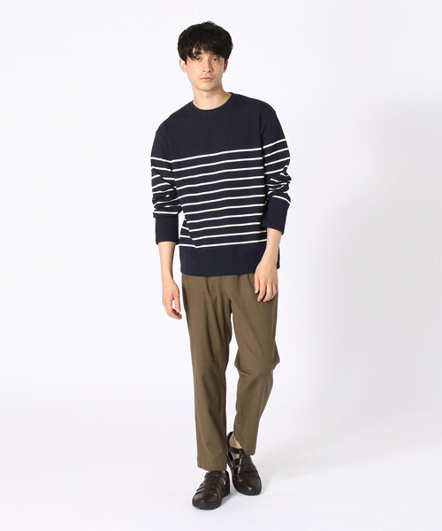 COMME CA ISM（コムサイズム）の「パネルボーダー ロングＴシャツ（Tシャツ/カットソー・メンズ・ブラック/ネイビー/グリーン・MEDIUM/LARGE）」の13枚目の写真