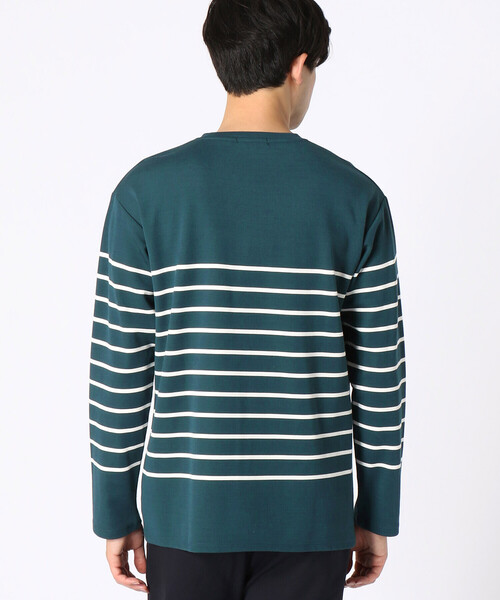 COMME CA ISM（コムサイズム）の「パネルボーダー ロングＴシャツ（Tシャツ/カットソー・メンズ・ブラック/ネイビー/グリーン・MEDIUM/LARGE）」の20枚目の写真