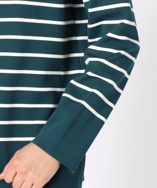 COMME CA ISM（コムサイズム）の「パネルボーダー ロングＴシャツ（Tシャツ/カットソー・メンズ・ブラック/ネイビー/グリーン・MEDIUM/LARGE）」の22枚目の写真