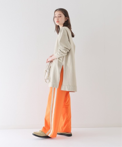 JOURNAL STANDARD relume（ジャーナルスタンダード　レリューム）の「ワイドイージーラインパンツ（その他パンツ・レディース・アイボリー/オレンジ・FREE）」の6枚目の写真