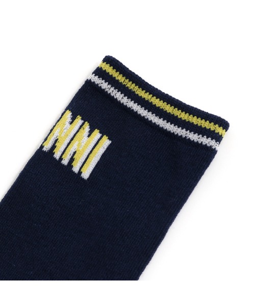 JENNI love(ジェニィラブ)の「ツートンロゴニーハイソックス(ソックス/靴下・キッズ・ブラック/ネイビー/グレー・19-21cm/22-24cm)」の8枚目の写真