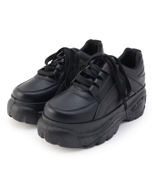 cs T&P（シーエスティーアンドピー）の「厚底スニーカー（スニーカー・レディース・ブラック/ブラック系8・S/M/L/LL）」の2枚目の写真