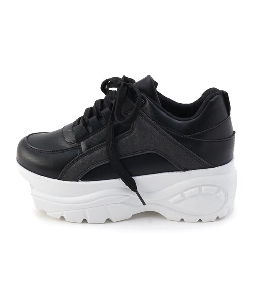 cs T&P（シーエスティーアンドピー）の「厚底スニーカー（スニーカー・レディース・ブラック/ブラック系8・S/M/L/LL）」の5枚目の写真