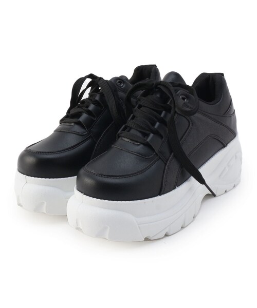 cs T&P（シーエスティーアンドピー）の「厚底スニーカー（スニーカー・レディース・ブラック/ブラック系8・S/M/L/LL）」の3枚目の写真