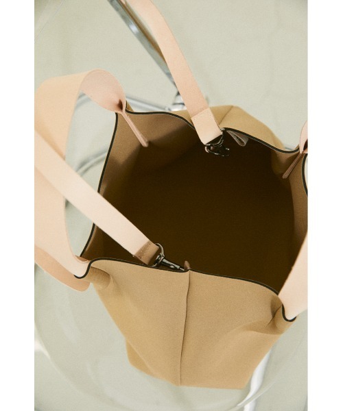 BLACK BY MOUSSY（ブラックバイマウジー）の「2way mini tote bag(2ウェイミニトートバック）（トートバッグ・レディース・ブラック/ベージュ・FREE）」の12枚目の写真