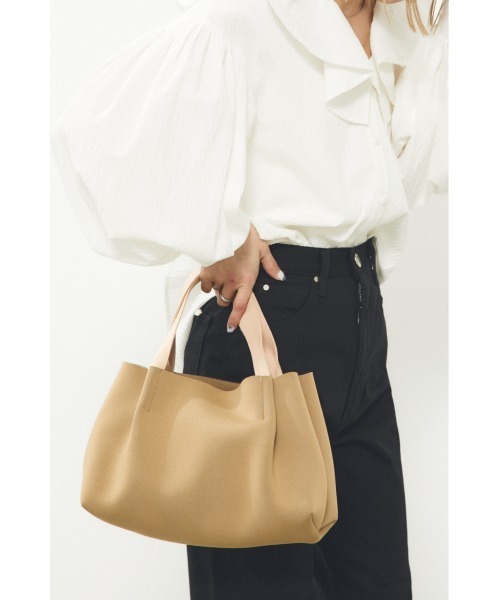 BLACK BY MOUSSY（ブラックバイマウジー）の「2way mini tote bag(2ウェイミニトートバック）（トートバッグ・レディース・ブラック/ベージュ・FREE）」の15枚目の写真