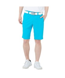 LOUDMOUTH/ラウドマウス ゴルフウェア 無地 吸汗速乾 UVカット ハイパーストレッチ ショート丈 ハーフパンツ