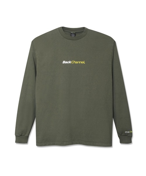 Back Channel（バックチャンネル）の「OFFCIAL LOGO LONG SLEEVE T（Tシャツ/カットソー・メンズ・ホワイト/ブラック/オリーブドラブ・XX-LARGE/X-LARGE/MEDIUM/LARGE）」の3枚目の写真