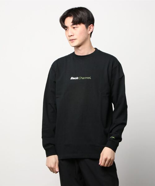 Back Channel（バックチャンネル）の「OFFCIAL LOGO LONG SLEEVE T（Tシャツ/カットソー・メンズ・ホワイト/ブラック/オリーブドラブ・XX-LARGE/X-LARGE/MEDIUM/LARGE）」の17枚目の写真