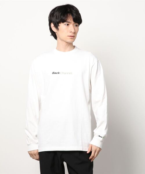 Back Channel（バックチャンネル）の「OFFCIAL LOGO LONG SLEEVE T（Tシャツ/カットソー・メンズ・ホワイト/ブラック/オリーブドラブ・XX-LARGE/X-LARGE/MEDIUM/LARGE）」の12枚目の写真