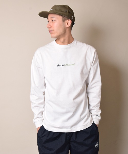 Back Channel（バックチャンネル）の「OFFCIAL LOGO LONG SLEEVE T（Tシャツ/カットソー・メンズ・ホワイト/ブラック/オリーブドラブ・XX-LARGE/X-LARGE/MEDIUM/LARGE）」の7枚目の写真