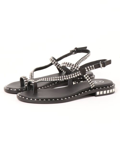 ASH（アッシュ）の「【PEARL】スタッズトングサンダル（サンダル・レディース・ブラック・35/36/37/38/39）」の8枚目の写真