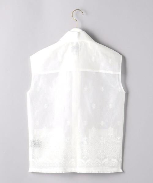 Cabana（カバナ）の「＜Cabana（カバナ）＞シアー レース シャツ（シャツ/ブラウス・レディース・ホワイト・36）」の2枚目の写真