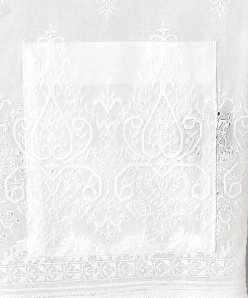 Cabana（カバナ）の「＜Cabana（カバナ）＞シアー レース シャツ（シャツ/ブラウス・レディース・ホワイト・36）」の6枚目の写真