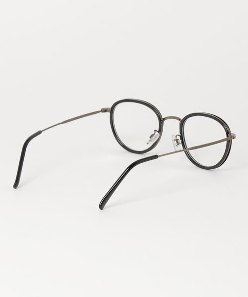 NANO universe(ナノユニバース)の「ボストン型メタルアイウェア(メガネ・メンズ・ブラック/ブラウン・FREE)」の4枚目の写真