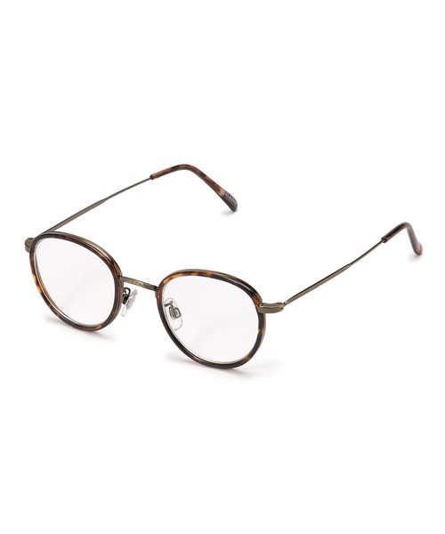 NANO universe(ナノユニバース)の「ボストン型メタルアイウェア(メガネ・メンズ・ブラック/ブラウン・FREE)」の1枚目の写真