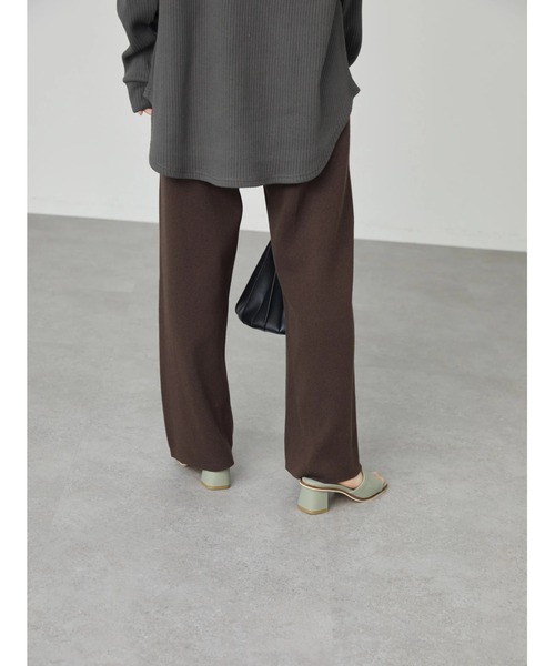 AMERICAN HOLIC（アメリカンホリック）の「総針ニットパンツ（その他パンツ・レディース・ブラック/ブラウン・L/S/M）」の8枚目の写真