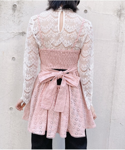 PAIN（ペイン）の「コットンレースキャミチュニック【セットアップ対応】（チュニック・レディース・ホワイト/ブラック/ピンク・FREE）」の20枚目の写真