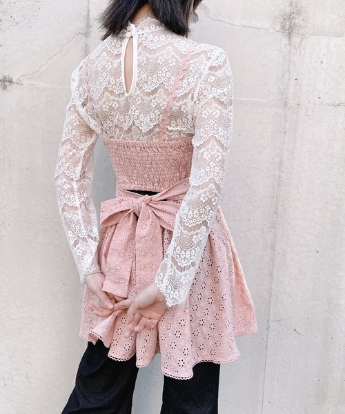 PAIN（ペイン）の「コットンレースキャミチュニック【セットアップ対応】（チュニック・レディース・ホワイト/ブラック/ピンク・FREE）」の21枚目の写真