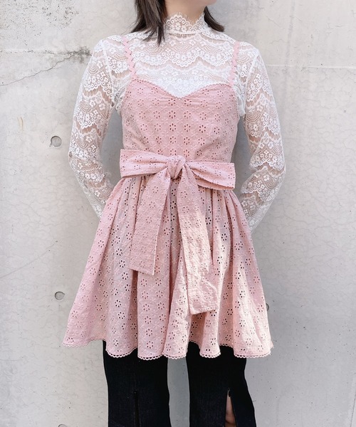 PAIN（ペイン）の「コットンレースキャミチュニック【セットアップ対応】（チュニック・レディース・ホワイト/ブラック/ピンク・FREE）」の22枚目の写真