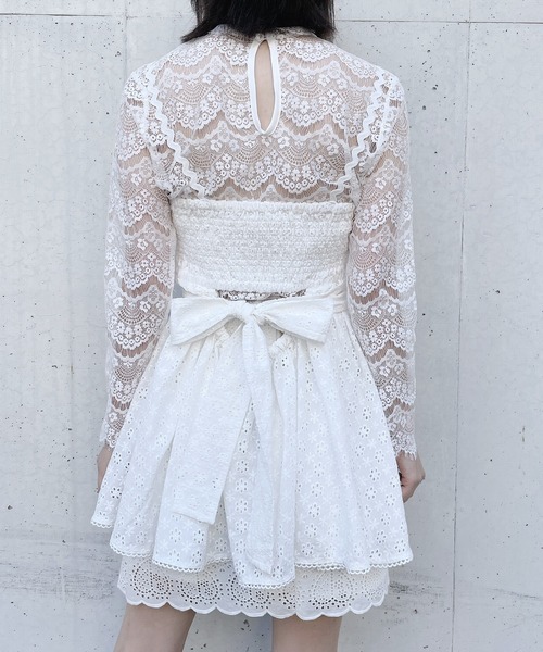 PAIN（ペイン）の「コットンレースキャミチュニック【セットアップ対応】（チュニック・レディース・ホワイト/ブラック/ピンク・FREE）」の13枚目の写真