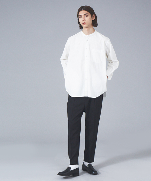 MYSELF ABAHOUSE（マイセルフアバハウス）の「【MYSELF ABAHOUSE】ポリツイル ルーズ タック イージーパンツ（スラックス・メンズ・ベージュ/サックスブルー/ピンクベージュ/ブラック・46/48）」の11枚目の写真