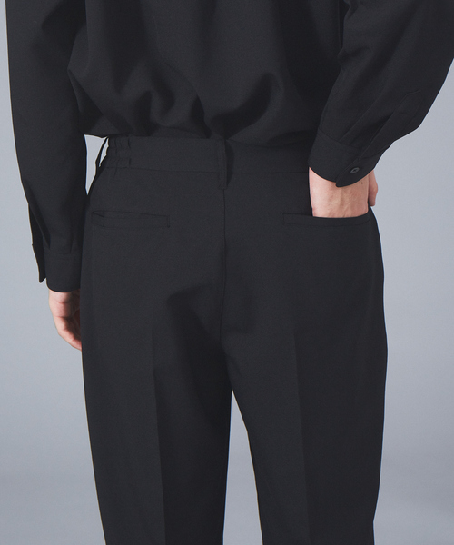 MYSELF ABAHOUSE（マイセルフアバハウス）の「【MYSELF ABAHOUSE】ポリツイル ルーズ タック イージーパンツ（スラックス・メンズ・ベージュ/サックスブルー/ピンクベージュ/ブラック・46/48）」の14枚目の写真