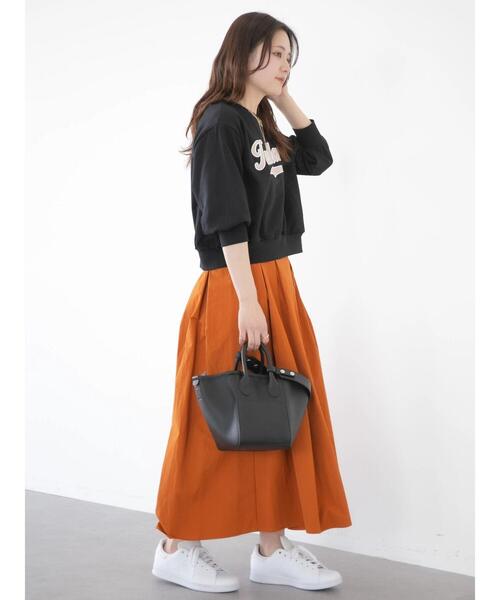 RAY CASSIN FAVORI(レイカズンフェバリ)の「・RAY CASSIN サテン刺繍ウラケプルオーバー(パーカー・レディース・オレンジ/ブラック/ホワイト系その他/グリーン・FREE)」の15枚目の写真