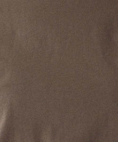 OPAQUE.CLIP(オペークドットクリップ)の「◆オーガニックコットン強撚天竺 ロングスリーブTシャツ(Tシャツ/カットソー・レディース・ホワイト系/ブラック/ホワイト系その他3/ブラウン系その他5/ブルー系7・36/38/40/42)」の15枚目の写真