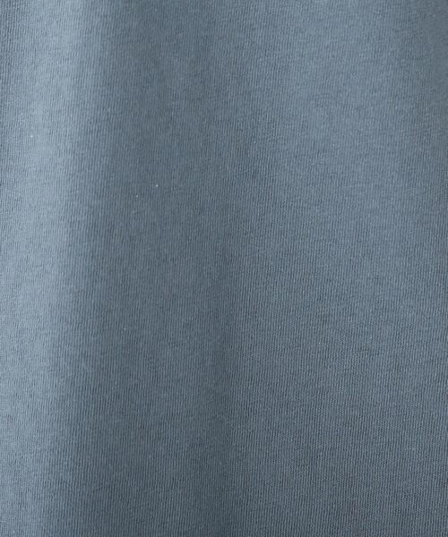 OPAQUE.CLIP(オペークドットクリップ)の「◆オーガニックコットン強撚天竺 ロングスリーブTシャツ(Tシャツ/カットソー・レディース・ホワイト系/ブラック/ホワイト系その他3/ブラウン系その他5/ブルー系7・36/38/40/42)」の17枚目の写真