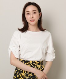 UNTITLED | 袖コンシャスプルオーバー【洗える】(Tシャツ/カットソー)