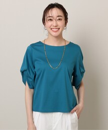 UNTITLED | 袖コンシャスプルオーバー【洗える】(Tシャツ/カットソー)
