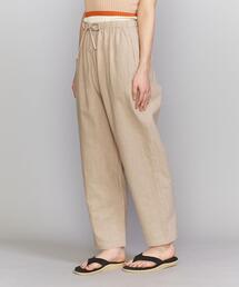 ＜Lepidos＞麻コットン リラックス パンツ -ウォッシャブル-