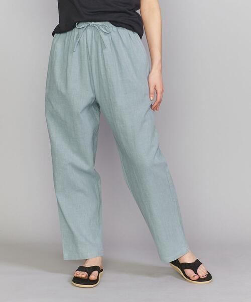 Lepidos(レピドス)の「<Lepidos>麻コットン リラックス パンツ -ウォッシャブル-(その他パンツ・レディース・ライトブルー/ベージュ/オレンジ・FREE)」の2枚目の写真