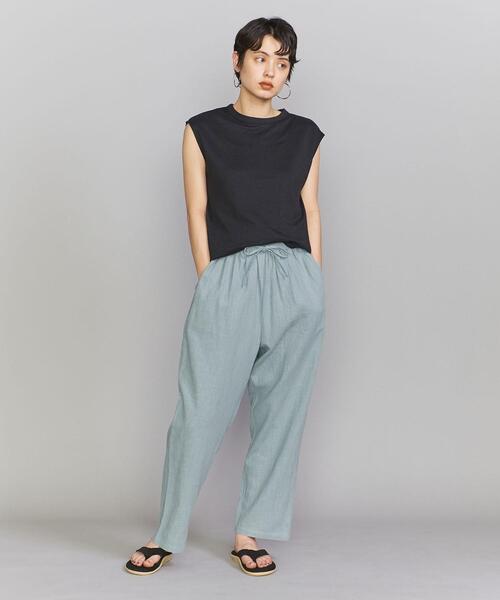 Lepidos(レピドス)の「<Lepidos>麻コットン リラックス パンツ -ウォッシャブル-(その他パンツ・レディース・ライトブルー/ベージュ/オレンジ・FREE)」の7枚目の写真