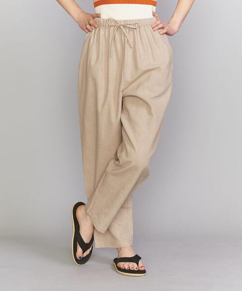 Lepidos(レピドス)の「<Lepidos>麻コットン リラックス パンツ -ウォッシャブル-(その他パンツ・レディース・ライトブルー/ベージュ/オレンジ・FREE)」の6枚目の写真