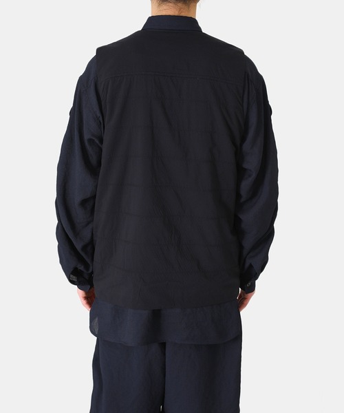 キルティング✨スノーピーク ナイロン ベスト アスタリスク ネイビー 2 M〜L ベスト New Standard Utility Vest CHARCOAL NSD-JK-25AU003 [Mサイズ