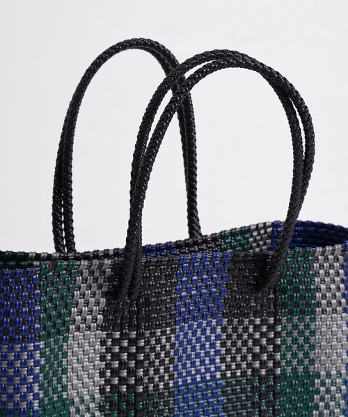 メルカドバッグ MERCADO BAG ブルー MERCADO BAG - ROMBO - Metallic Blue (XS) | Letra｜レトラ公式通販