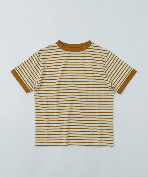 etoll.(エトル)の「リンガーネックボーダーT(Tシャツ/カットソー・レディース・ブラック/ベージュ/ネイビー・FREE)」の12枚目の写真