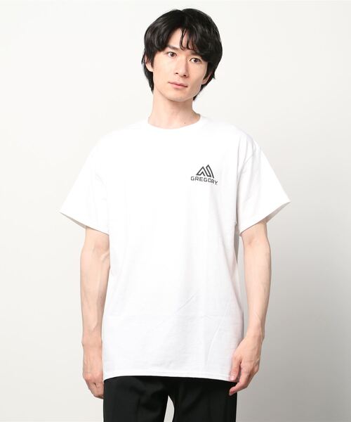 GREGORY(グレゴリー)の「【別注】グレゴリー GREGORY GMP LOGO T ALPN A V2 S-WHITE 限定コラボ(Tシャツ/カットソー・メンズ・ホワイト・LL/S/M/L)」の1枚目の写真
