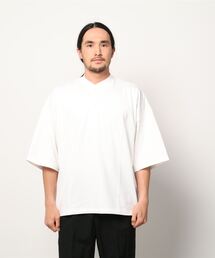 PORT BY ARK | PORT BY ARK / ポートバイアーク：Henry neck SS T-shirt：PO11-T005[COR](Tシャツ/カットソー)